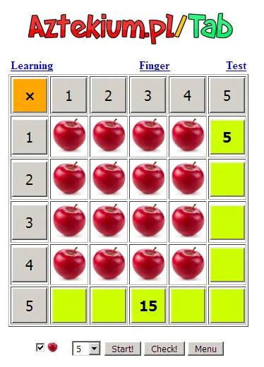 Multiplication Tables Online