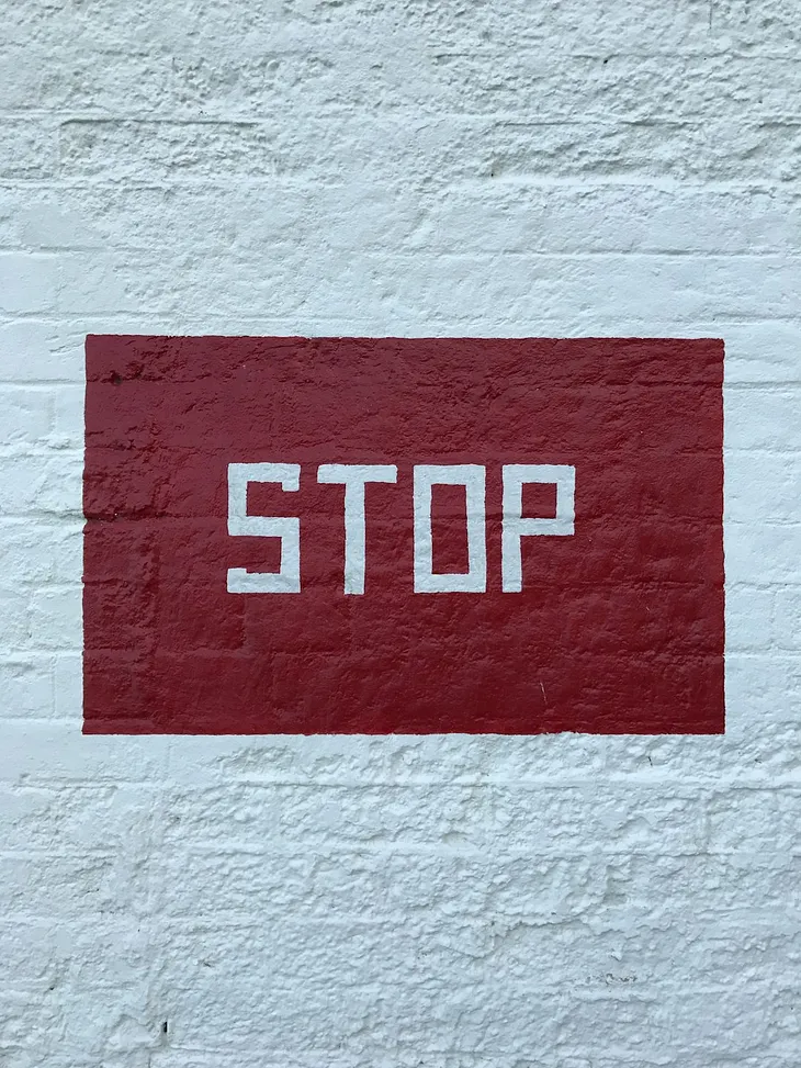 E|F Muses on….knowing when to stop