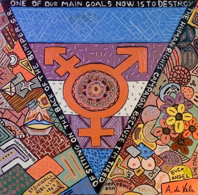 My Painting: Transexual Rights, Honoring Sylvia Rivera