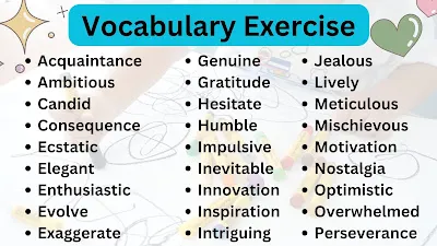 Vocabulary