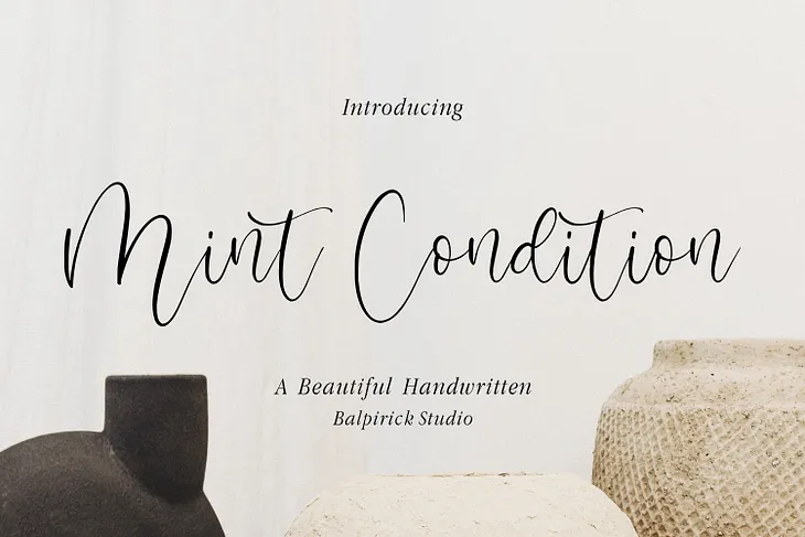 Mint Condition Font