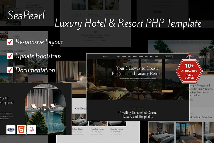 SeaPearl — PHP — Luxury Hotel & Resort Template