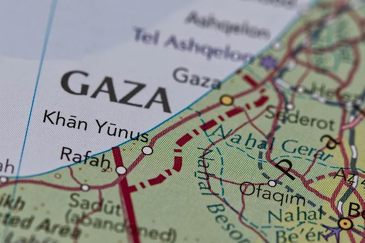 Map of Gaza