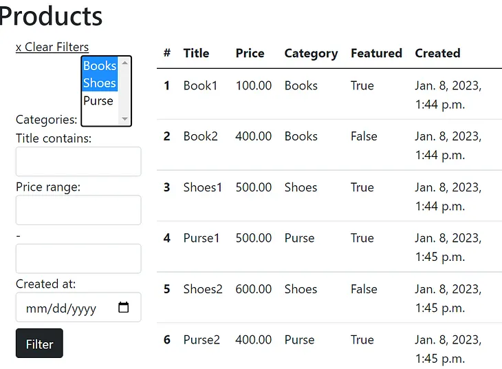 How to Add modelmultiplechoicefilter of django-filters in Django​