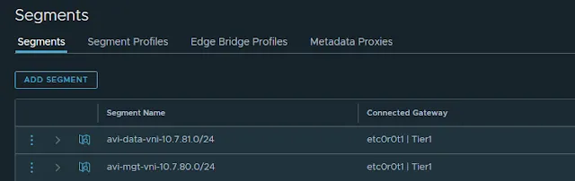 VMware NSX Advanced Load Balancer — Installation