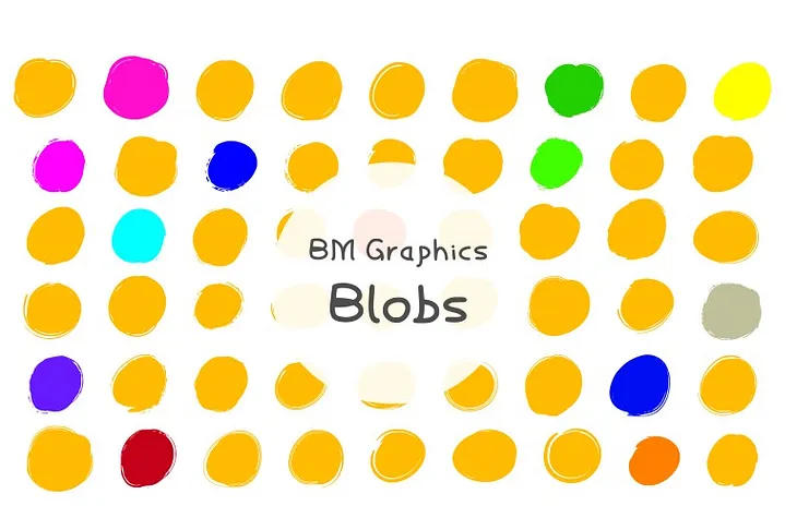 BM Graphics — Blobs Font
