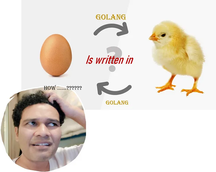Golang is written in Go: How??