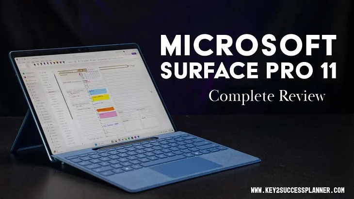microsoft surface pro 11 complete review header image
