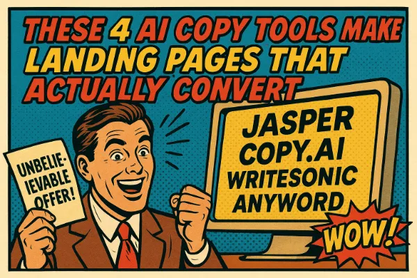 These 4 AI Copy Tools Make Landing Pages That Actually Convert Your unfair advantage for better copy, stronger SEO, and higher conversions.