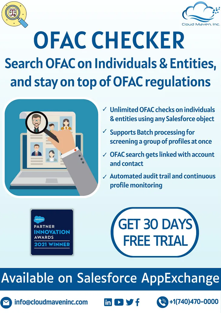 OFAC Checker: Best OFAC checking tool for Salesforce