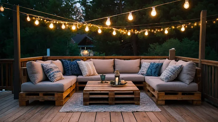 Enhancing Your Pallet Deck with Lighting: DIY Ideas for Ambiance