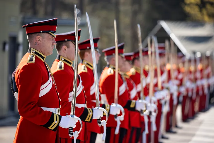 Funeral preparations take place for HRH The Duke of Edinburgh.