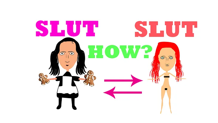 Origin of the word slut meme