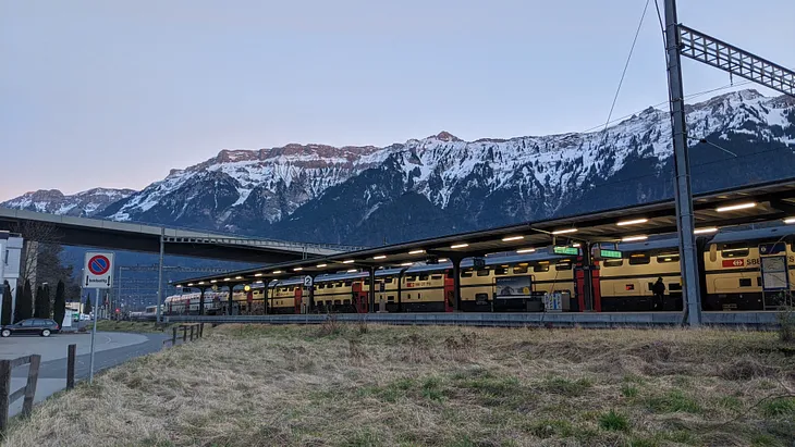 Train Ride to Interlaken & Bern