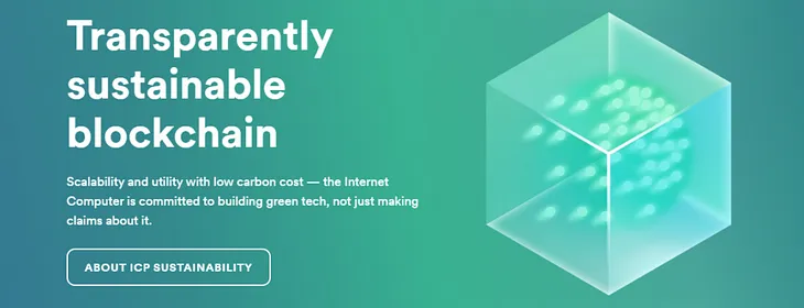 Unmasking the Myth: Can Blockchain Be Green? The Answer is ICP