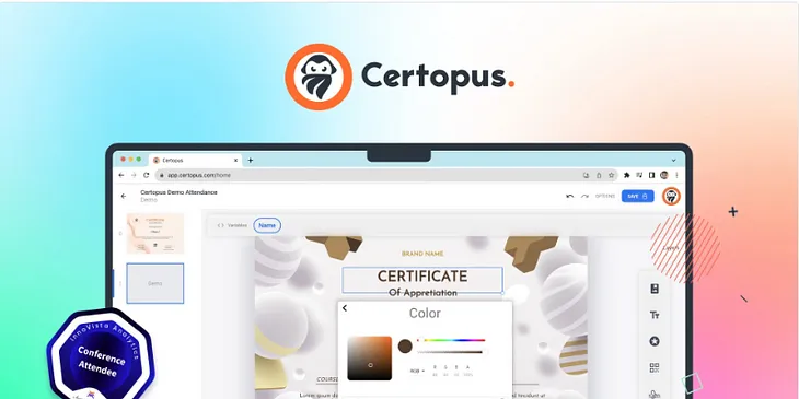 Certopus Lifetime Deal: Design And Deliver Verifiable Certificates