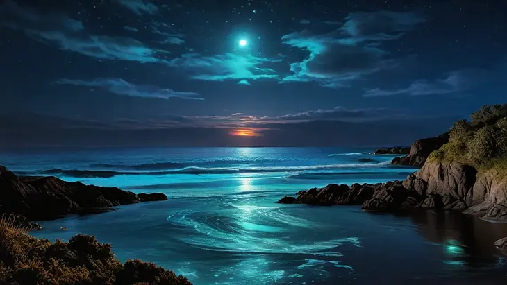 Why Does the Ocean Glow at Night?