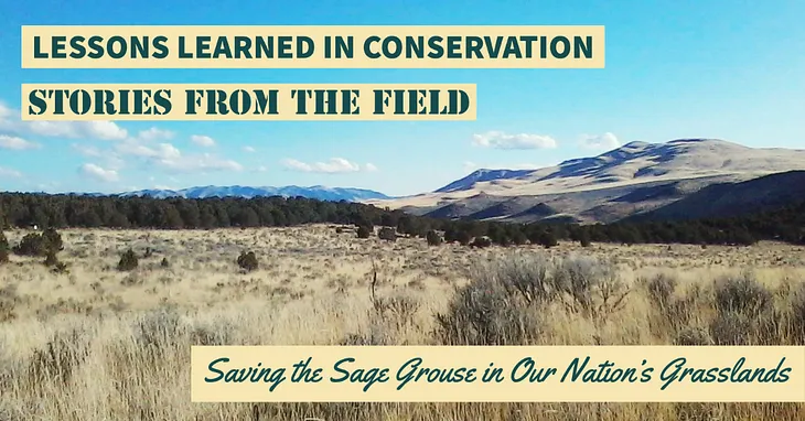 🌎 LESSONS LEARNED IN CONSERVATION: STORIES FROM THE FIELD- Saving the Sage Grouse In Our National…