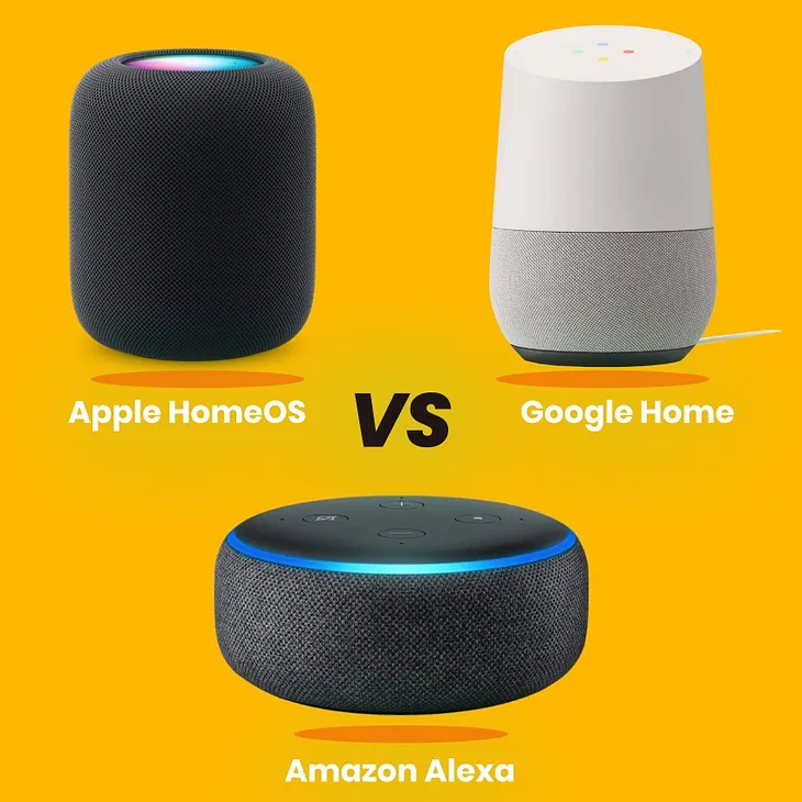 Apple HomeOS vs Google Home vs Amazon Alexa: The Battle for Smart Home Dominance