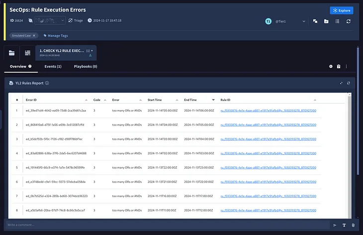 Automated YL2 Rule Error Notifications with SOAR