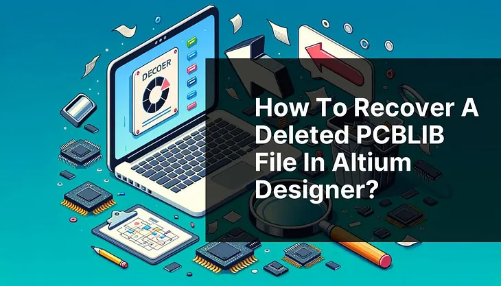 How to recover a deleted PCBLIB file in Altium Designer?