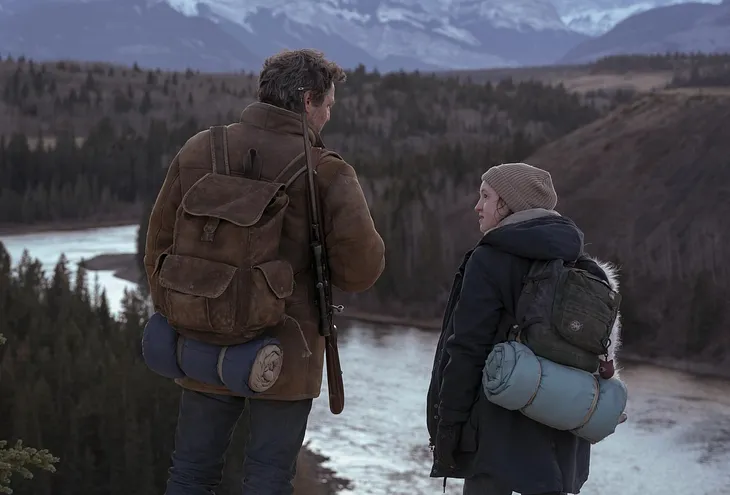 Pedro Pascal and Bella Ramsay in The Last of Us / HBO