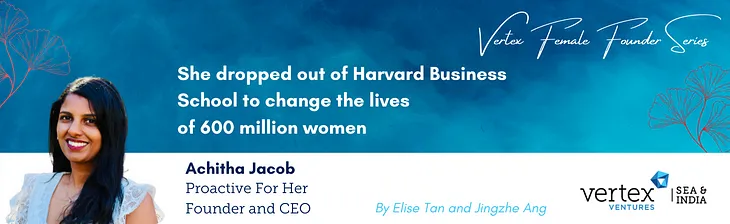 IWD 2022: She dropped out of Harvard Business School to change the lives of 600 million women in…