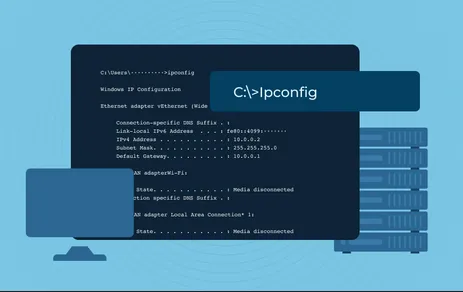 Lab 18 — Using ipconfig to view and modify network information on Windows