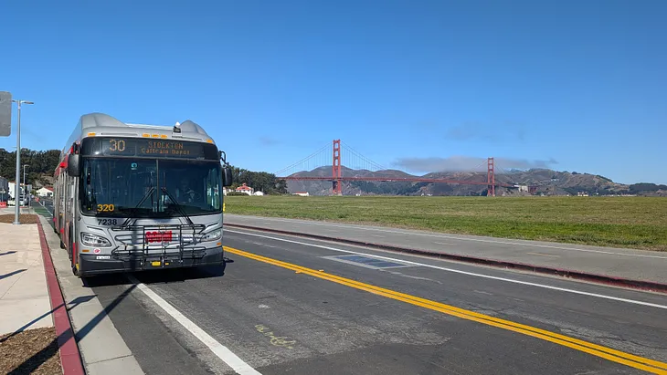 New 30-Stockton terminus offers breathtaking views of the Golden Gate Bridge