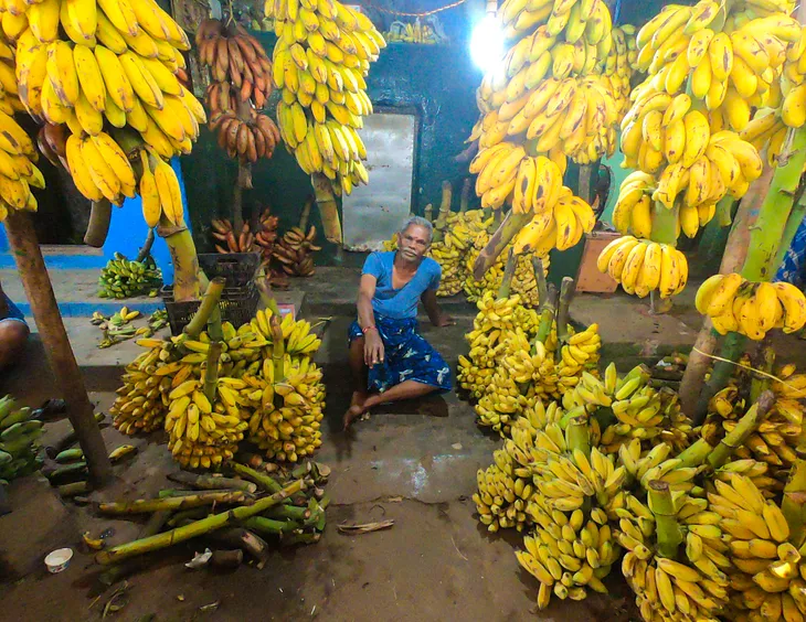 Exploring Madurai’s Banana Market
