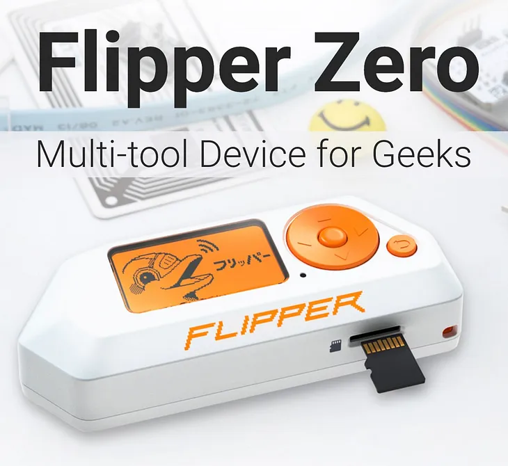 IMAGE: A capture of the home page of Flipper Zero, a multi-tool hacking device for geeks