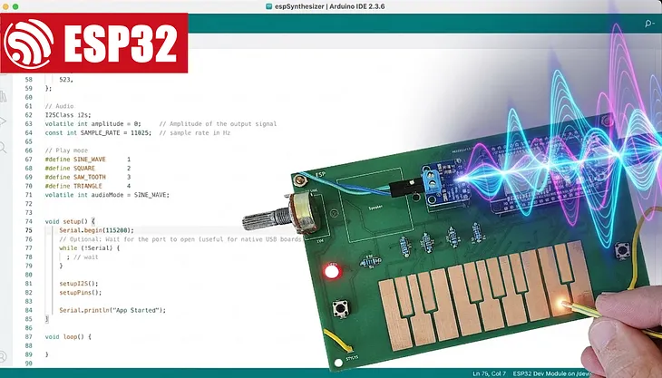 Making a ‘Stylophone’ Music Synthesizer with ESP32