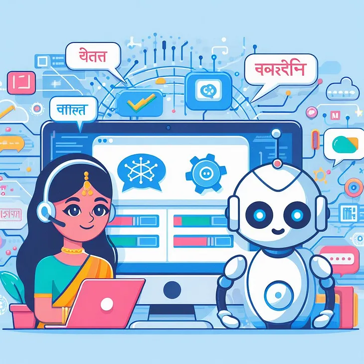 Hindi-Language AI Chatbot for Enterprises Using Llama-3, Qdrant, Ollama, LangChain, and MLFlow