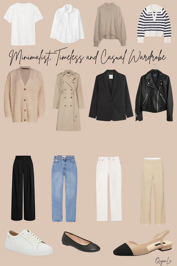 10 Casual Minimalist Outfit Ideas for Everyday Wear