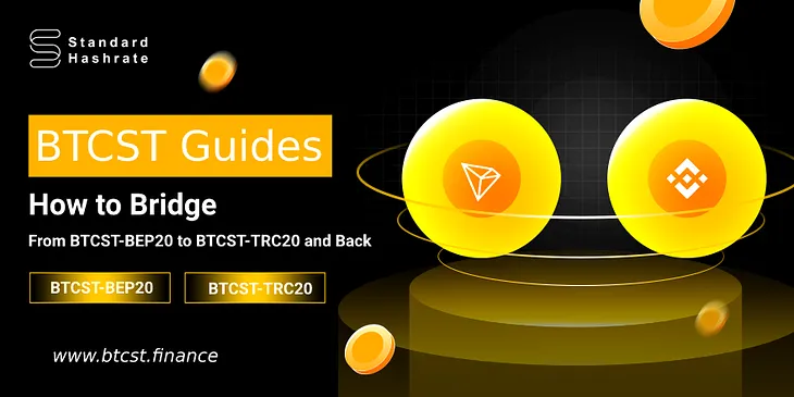 How to Guides: Bridging BTCST-BEP20 and BTCST-TRC20