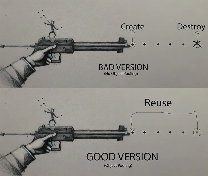 Object Pooling: A Design Pattern for Games in Unity