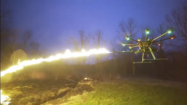 Trick Out Your Drone With A Flamethrower