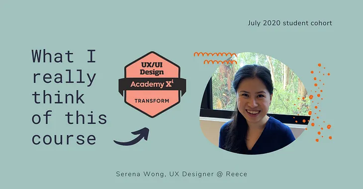 A review of the Academy Xi UX/UI Transform course