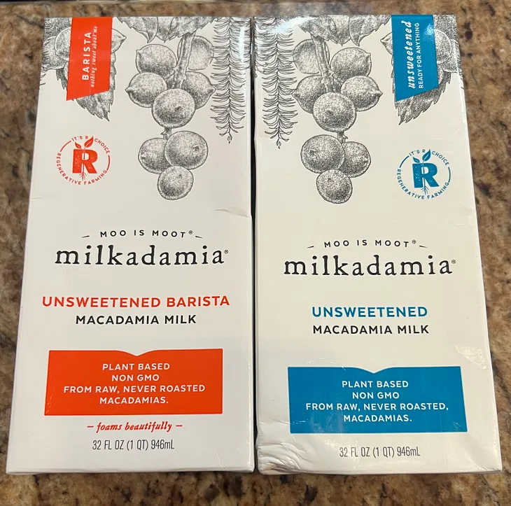 Product Review: Milkadamia