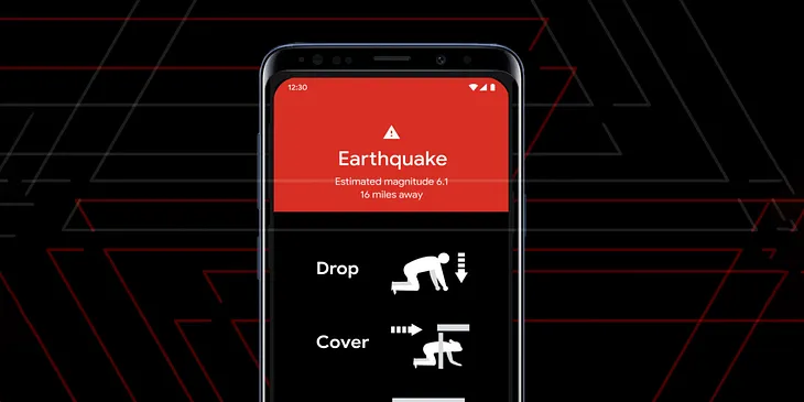 Google has turned Android phones into Earthquake detectors