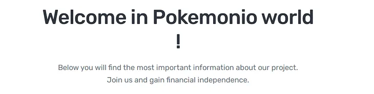 Pokemonio crypto Review