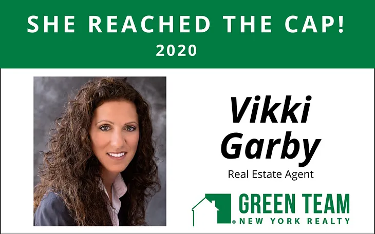 Congrats to Vikki Garby For Reaching the Cap! — GreenTeamRealty.com