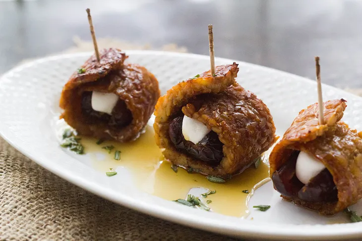 Dandies “Bacon” Wrapped Dates