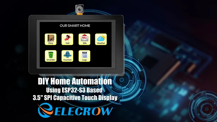 ESP Terminal with 3.5" SPI Capacitive Touch Display