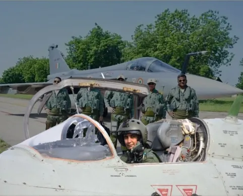 First female fighter pilot in LCA Tejas