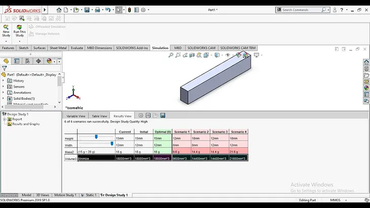 Optimizing Designs with SolidWorks Design Study Feature: A Comprehensive Guide