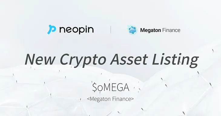 [Announcement] NEOPIN adds $oMEGA on Pool & Wallet