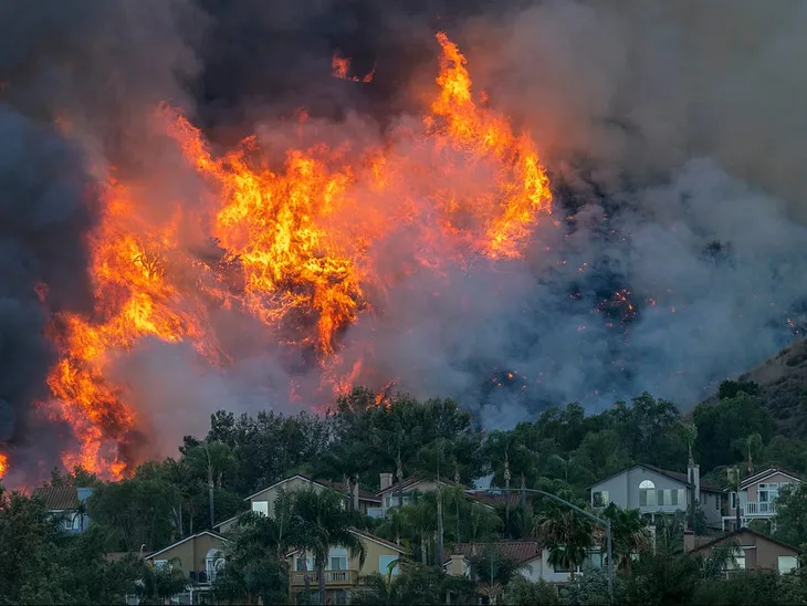 A Fire in the Hills