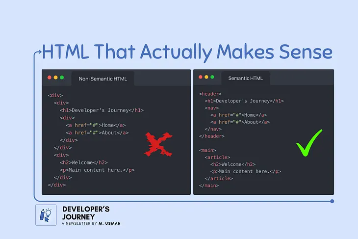 The Semantic HTML Cheat Sheet for Humans and Bots