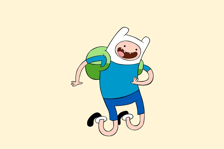 Finn the Human from Adventure Time